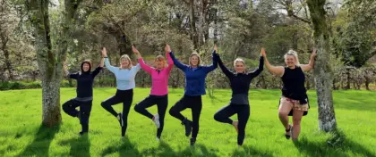 Group tree pose