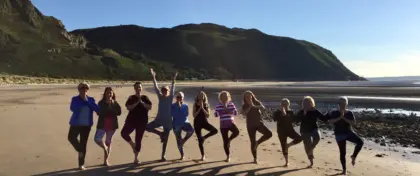 Beach Yoga Conwy
