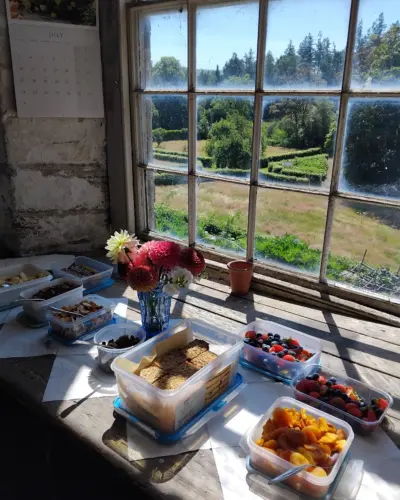Lunch at retreat