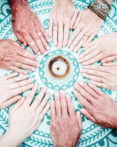 Yoga Class and Yoga Mat