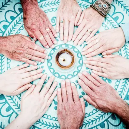 Yoga Class and Yoga Mat