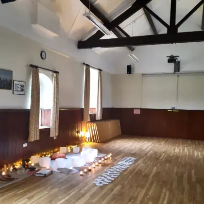 Sound Healing at Llanrhos Old School