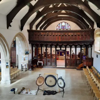 Gong Bath at Llanrwst